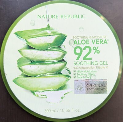 Nature Republic – Soothing & Moisture Aloe Vera 92% Soothing Gel