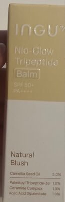 INGU – Nip-Glow Tripeptide Balm SPF50+ PA++++ natural blush