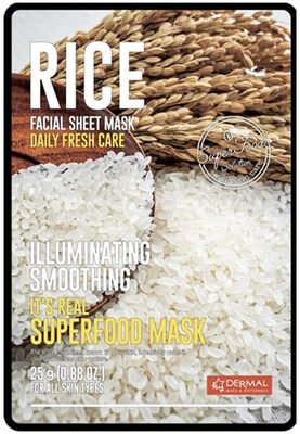 Dermal – It’s Real Superfood Masque Illuminateur au Riz
